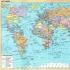 Գունավոր աշխարհի քարտեզ երկրների հետ