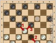 How to play checkers to win the program